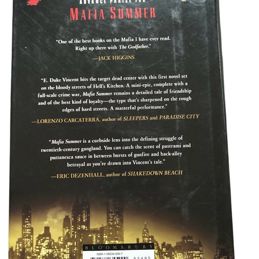 Mafia Summer Hardcover Book - Picture 2 of 2